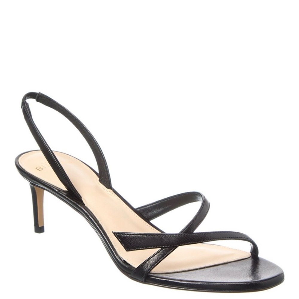 Alexandre Birman Black Strappy Slingback Heels